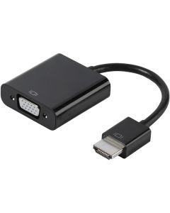 Vivanco 47/80 | 04 0,1 m | HDMI tipo A | VGA (D-Sub) | Negro