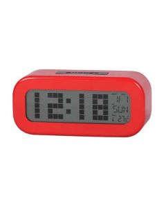 Despertador DAEWOO DCD24R, digital, función termómetro color rojo