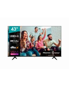 Hisense UHD Smart TV 43A6BG 108 cm (42.5") 4K Ultra HD Wifi Negro