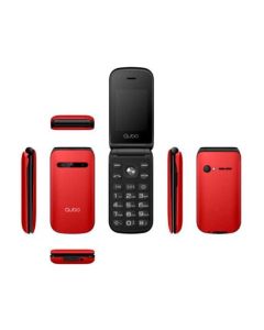 Teléfono Libre Qubo X-209 | 6,1 cm |  Bluetooth | Radio FM | Rojo