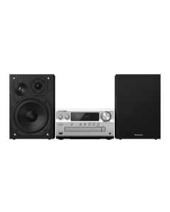 Panasonic SC-PMX802E-S sistema de audio para el hogar Minicadena de música para uso doméstico 120 W Negro, Plata